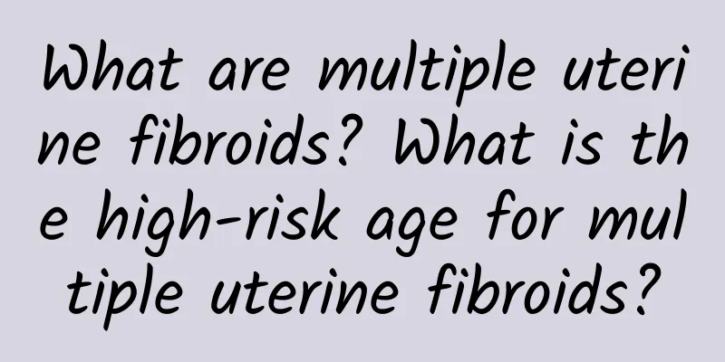 What are multiple uterine fibroids? What is the high-risk age for multiple uterine fibroids?