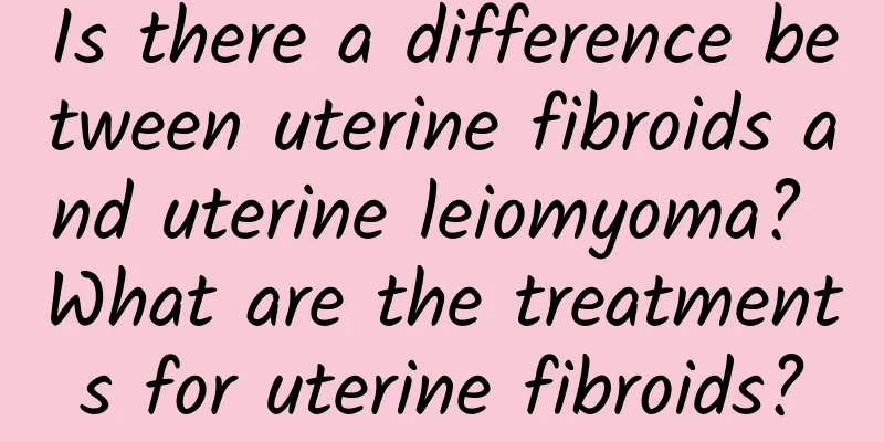 Is there a difference between uterine fibroids and uterine leiomyoma? What are the treatments for uterine fibroids?