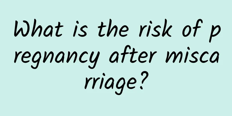 What is the risk of pregnancy after miscarriage?