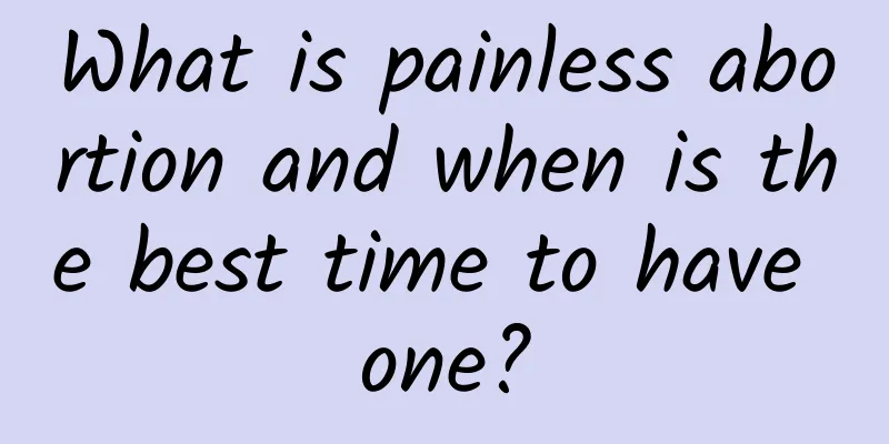What is painless abortion and when is the best time to have one?