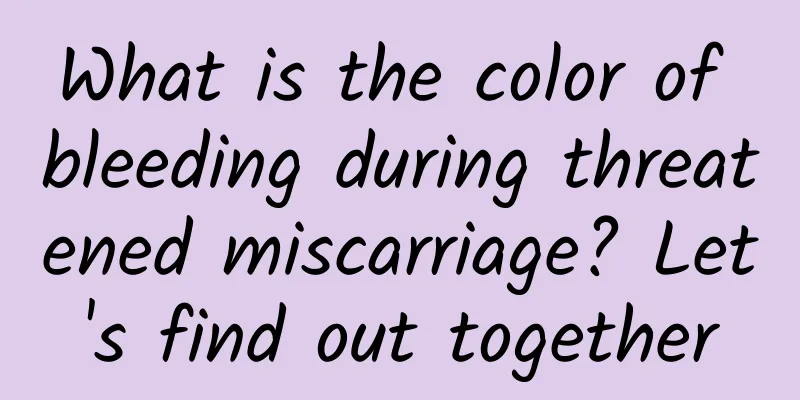 What is the color of bleeding during threatened miscarriage? Let's find out together