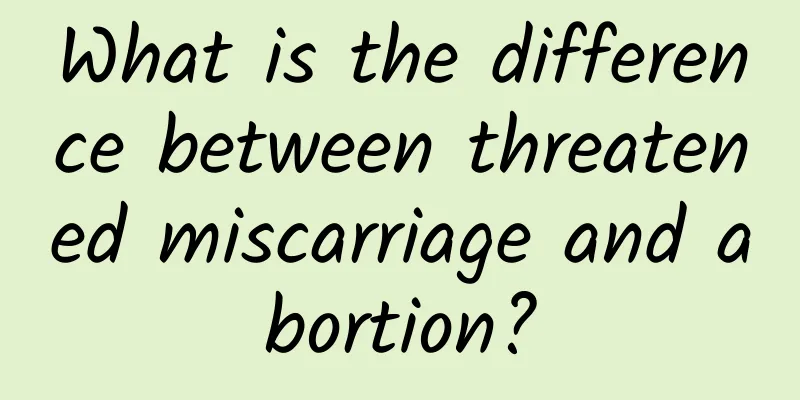 What is the difference between threatened miscarriage and abortion?