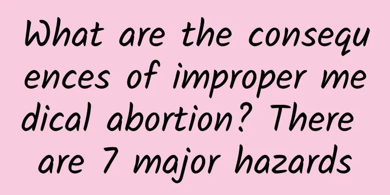What are the consequences of improper medical abortion? There are 7 major hazards