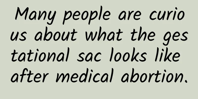 Many people are curious about what the gestational sac looks like after medical abortion.
