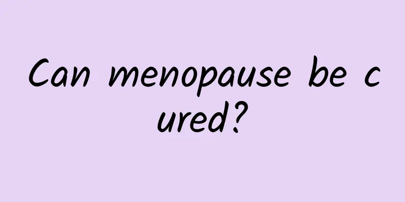 Can menopause be cured?