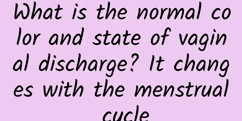 What is the normal color and state of vaginal discharge? It changes with the menstrual cycle