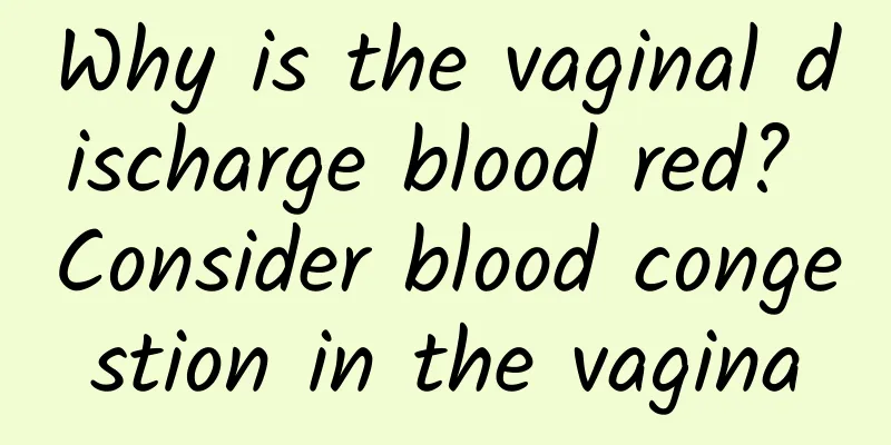 Why is the vaginal discharge blood red? Consider blood congestion in the vagina