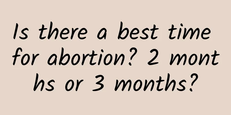 Is there a best time for abortion? 2 months or 3 months?