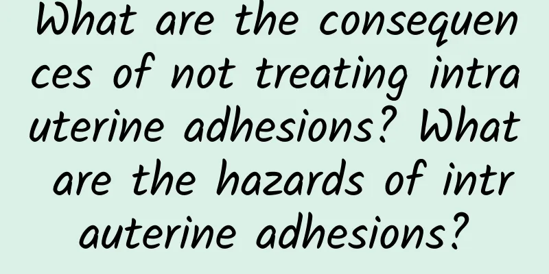 What are the consequences of not treating intrauterine adhesions? What are the hazards of intrauterine adhesions?