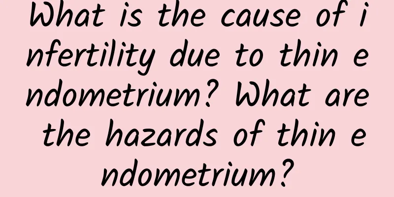 What is the cause of infertility due to thin endometrium? What are the hazards of thin endometrium?