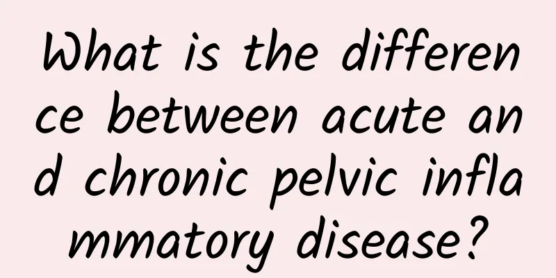What is the difference between acute and chronic pelvic inflammatory disease?