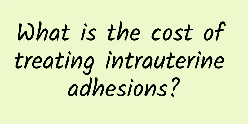 What is the cost of treating intrauterine adhesions?