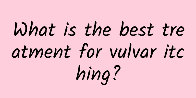 What is the best treatment for vulvar itching?
