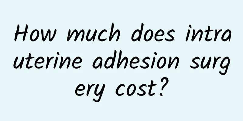 How much does intrauterine adhesion surgery cost?