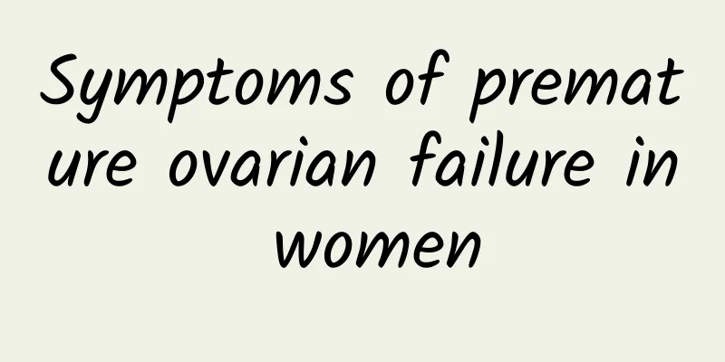 Symptoms of premature ovarian failure in women