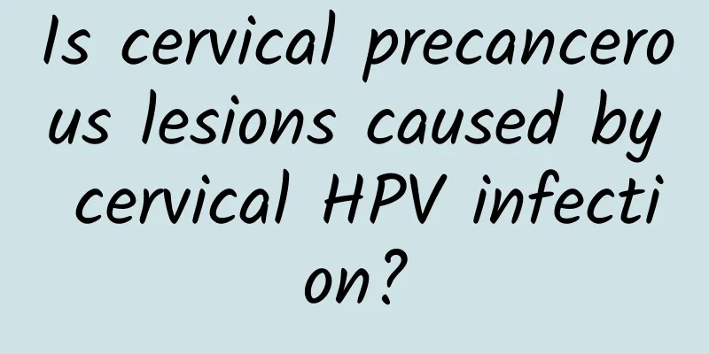 Is cervical precancerous lesions caused by cervical HPV infection?