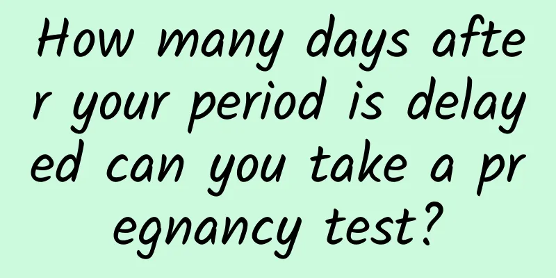 How many days after your period is delayed can you take a pregnancy test?