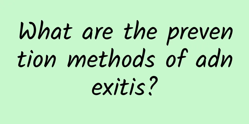 What are the prevention methods of adnexitis?