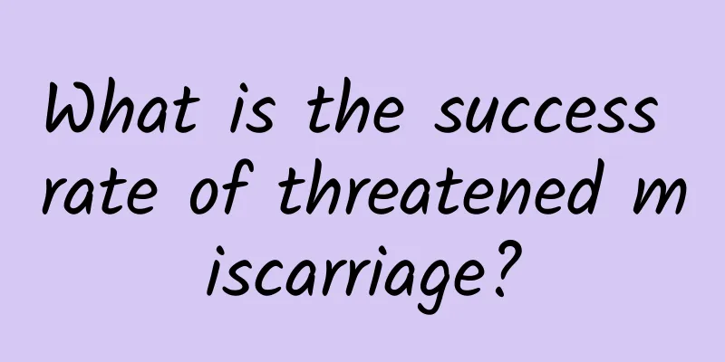 What is the success rate of threatened miscarriage?