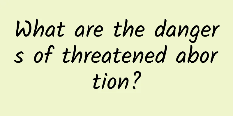 What are the dangers of threatened abortion?