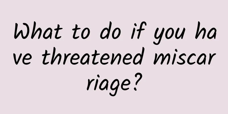 What to do if you have threatened miscarriage?