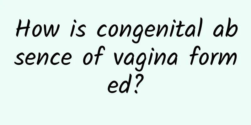 How is congenital absence of vagina formed?