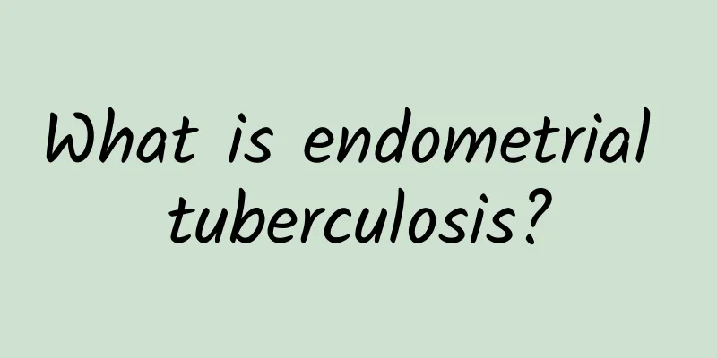 What is endometrial tuberculosis?