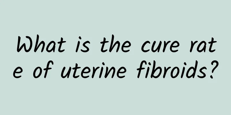 What is the cure rate of uterine fibroids?