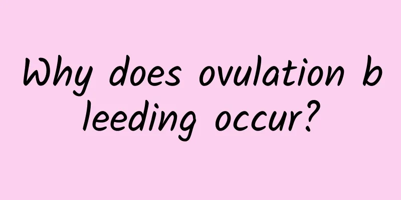 Why does ovulation bleeding occur?