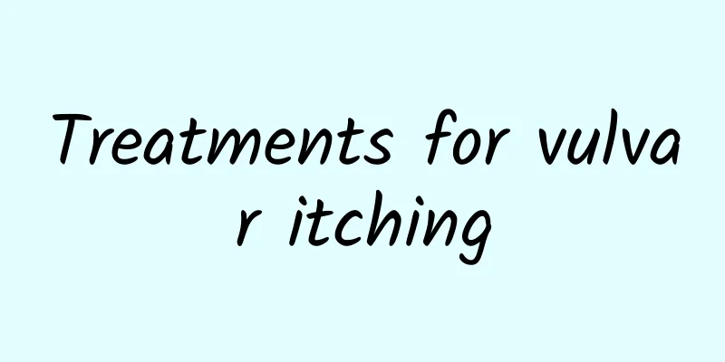 Treatments for vulvar itching