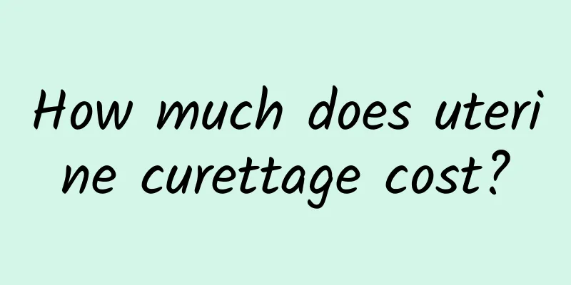 How much does uterine curettage cost?