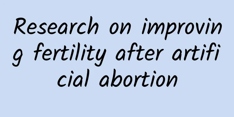 Research on improving fertility after artificial abortion