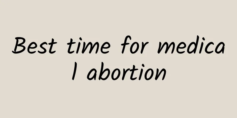 Best time for medical abortion