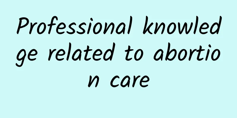 Professional knowledge related to abortion care