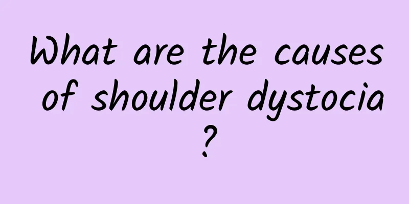 What are the causes of shoulder dystocia?