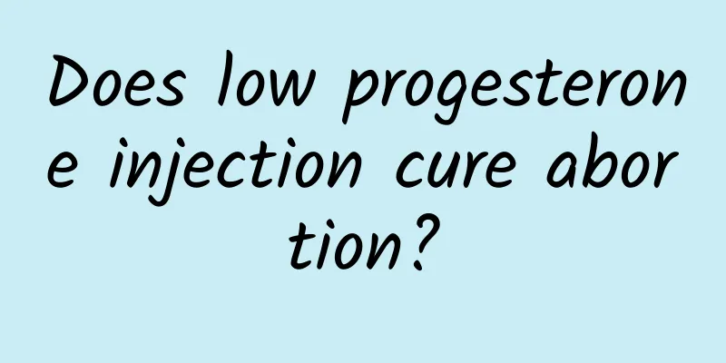 Does low progesterone injection cure abortion?