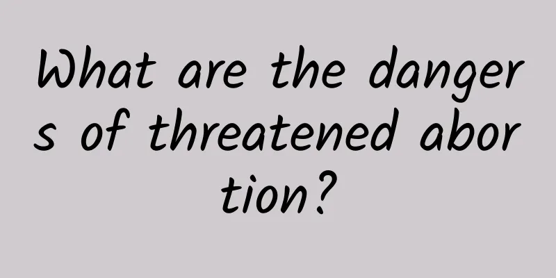 What are the dangers of threatened abortion?