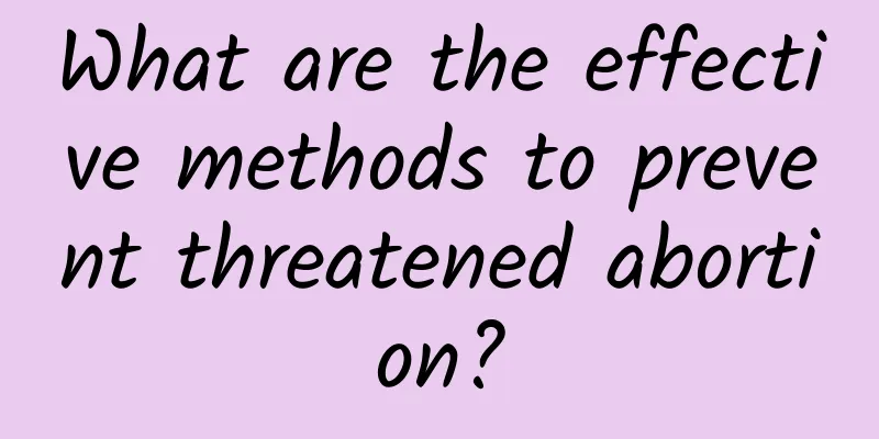 What are the effective methods to prevent threatened abortion?