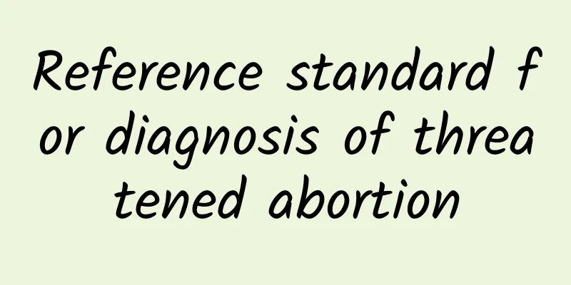 Reference standard for diagnosis of threatened abortion