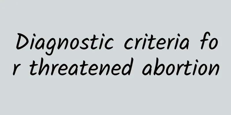 Diagnostic criteria for threatened abortion