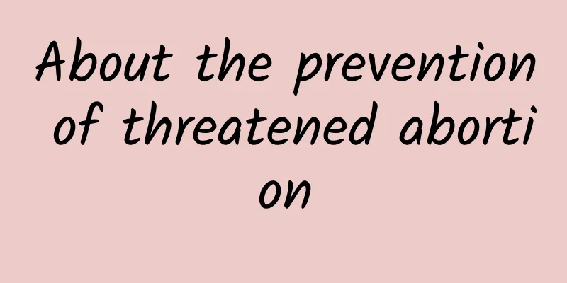 About the prevention of threatened abortion