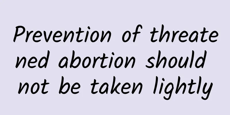 Prevention of threatened abortion should not be taken lightly