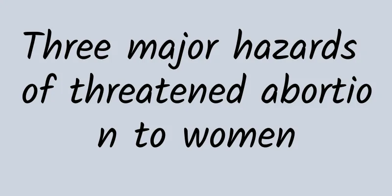 Three major hazards of threatened abortion to women