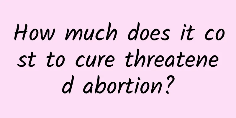 How much does it cost to cure threatened abortion?