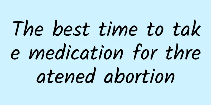 The best time to take medication for threatened abortion