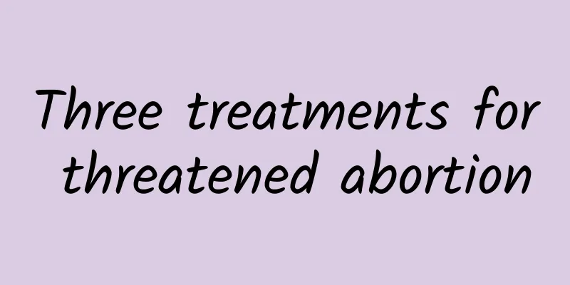 Three treatments for threatened abortion