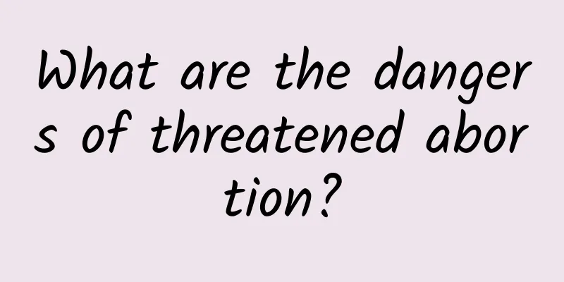 What are the dangers of threatened abortion?