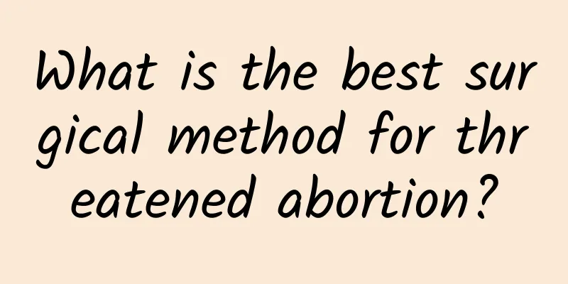 What is the best surgical method for threatened abortion?