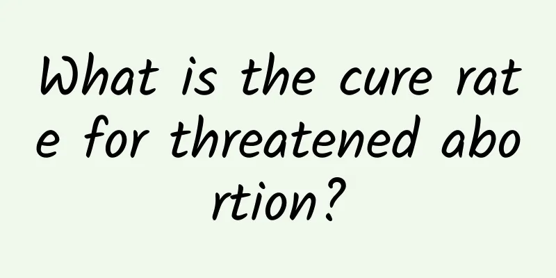 What is the cure rate for threatened abortion?