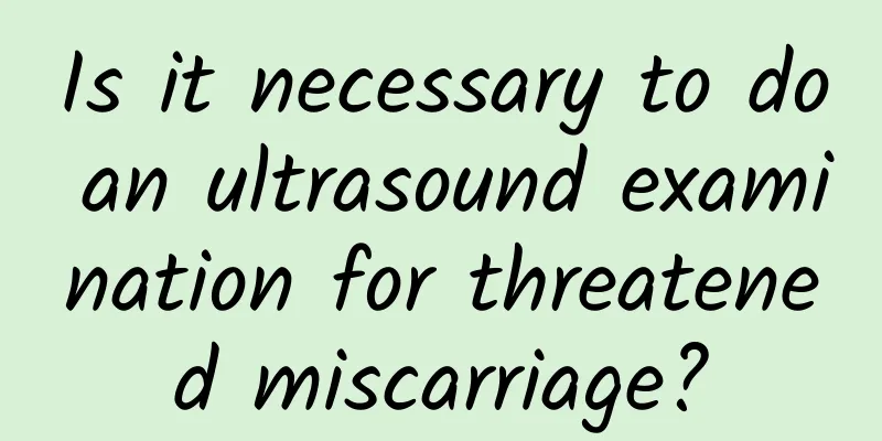 Is it necessary to do an ultrasound examination for threatened miscarriage?